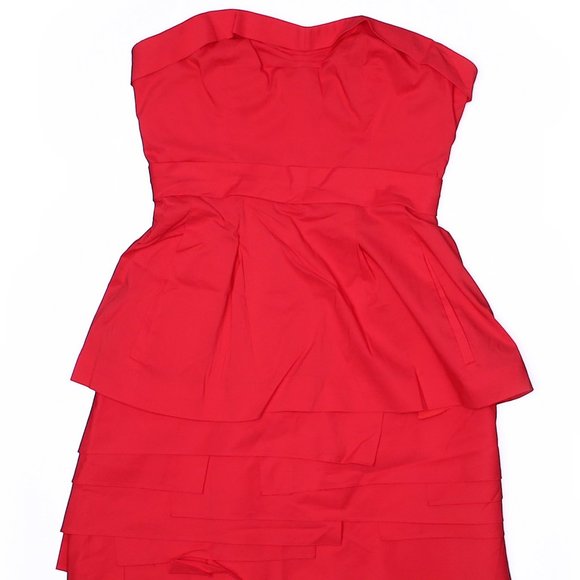 BCBG Strapless Mini Dress with Pockets - Picture 2 of 3